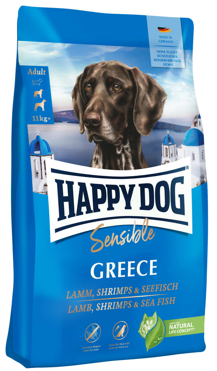HAPPY DOG Hunde-Trockenfutter Sensible Greece